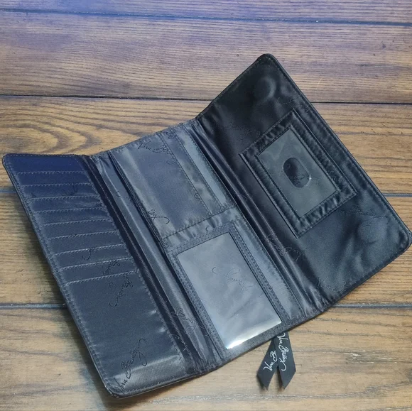 Vera Bradley Sierra Stream Magnetic Wallet Clutch Trifold - Picture 10 of 16